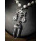 Collier perles ivoire Vicky Crystal Witch