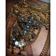 Collier doré tribal Crucifix Strass Gothic and Amazing