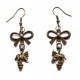 Boucles d'oreilles couleur bronze "Carrousel" 