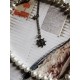 Collier perles crème argenté Boho Chic Pearl steampunk ♰La Petite Sirène♰