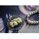 Collier perles crème argenté Boho Chic Pearl steampunk ♰Senorita♰