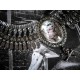 Collier plastron argenté camée goth punk steampunk ♰ Roller Girl ♰ 
