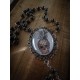 Chapelet rosaire argenté camée steampunk summer ♰Skully Pineapple♰ 