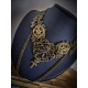 Collier plastron bronze steampunk boho chic octopus rouage ♠ Le Kraken ♠