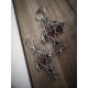 Petites créoles argentées ☥ Vampire Crucifix ☥