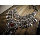 Collier chaines argenté plumes steampunk Khaleesi Mother of Dragons ♰Game of Thrones♰
