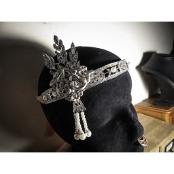 Couronne argentée strass Mother of Dragons Khaleesi Game of Thrones