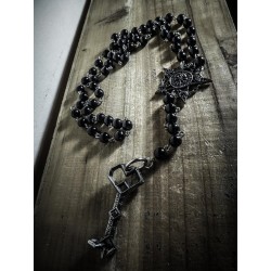 Chapelet rosaire perles noires homme mixte Mad Max Key