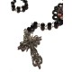 Chapelet rosaire argenté cabochon femme gypsy bohème "Witch" personnalisable