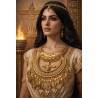 Collier plastron doré Egypte Cléopatre